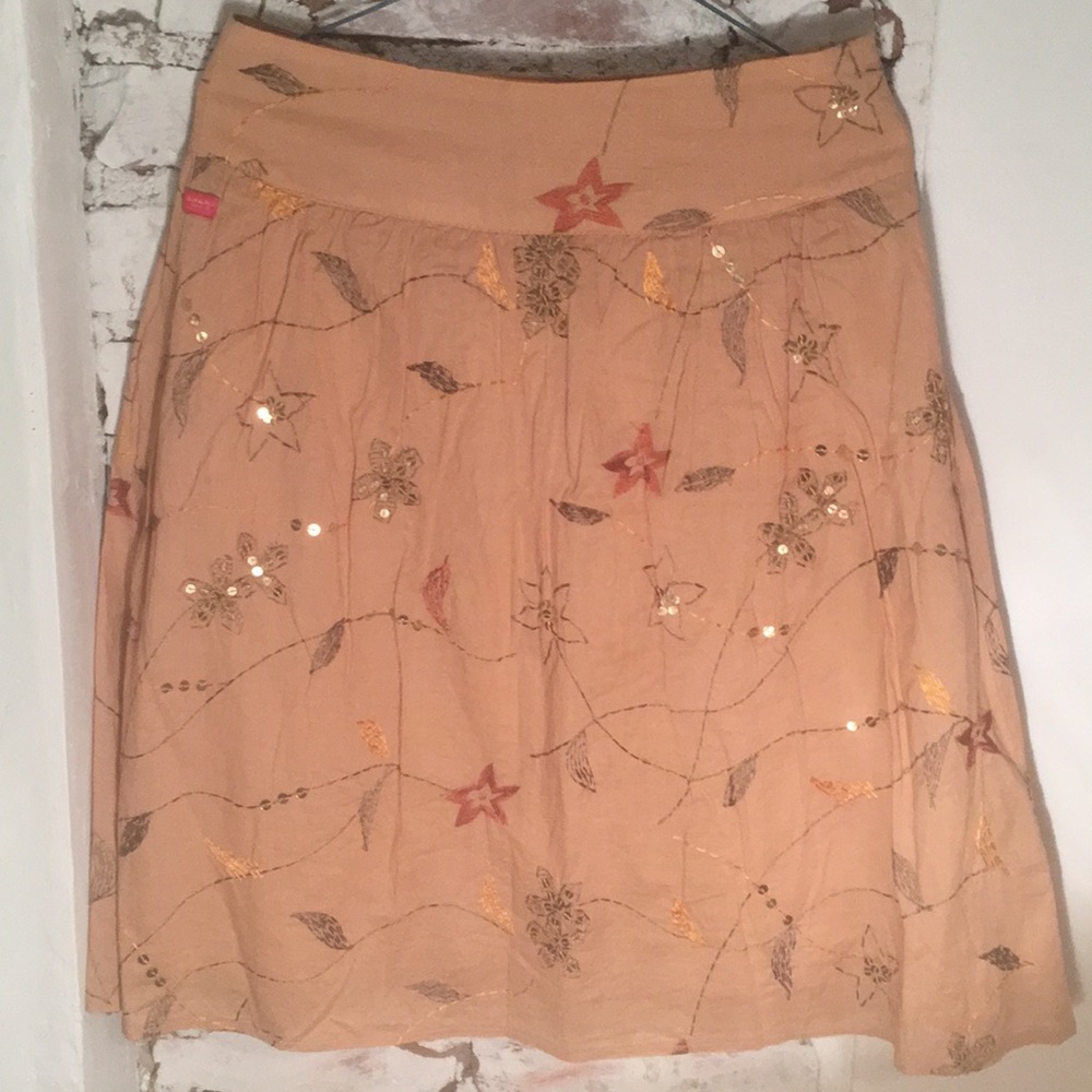 Knee length skirt